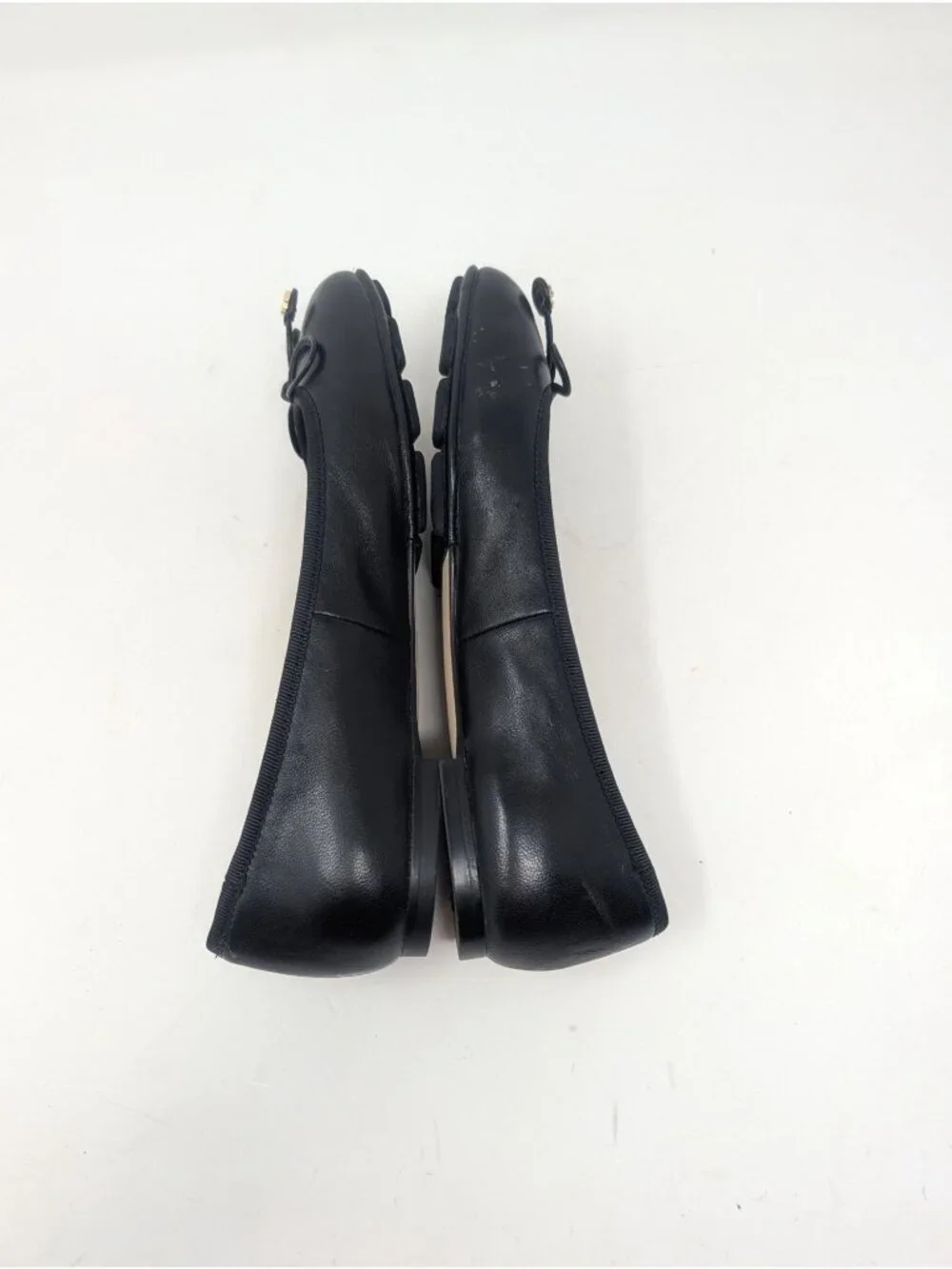 Tory Burch Laila Driving Ballet 5 Black Leather